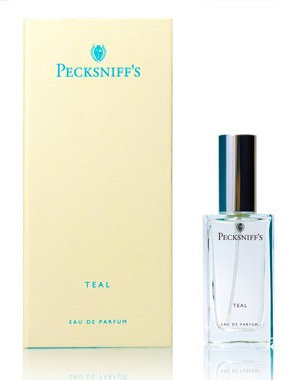 Teal by Pecksniff's perfume bottle