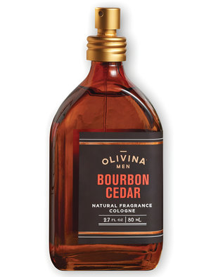 Bourbon Cedar Cologne by Olivina Men perfume bottle