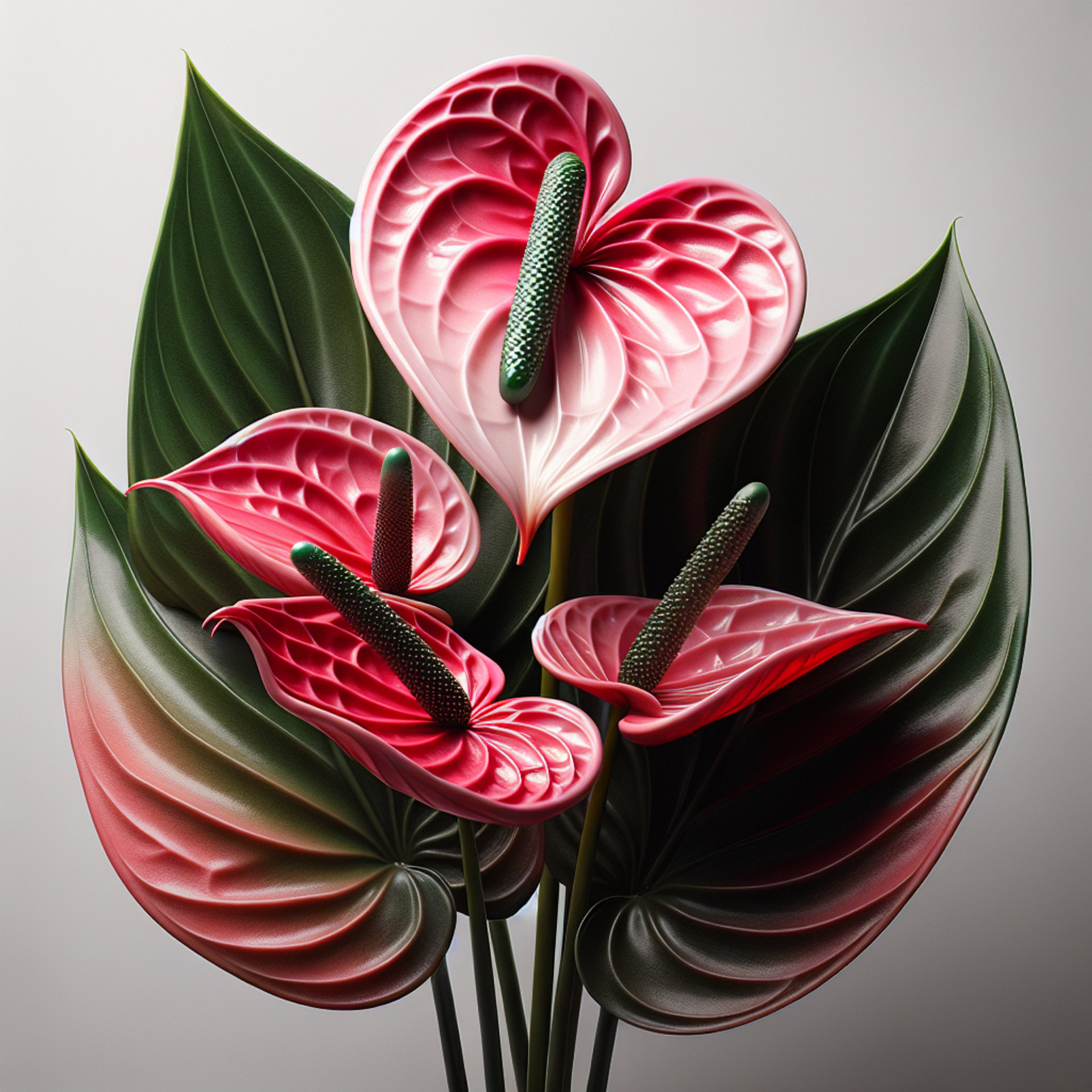 Picture of Flamingo Flower (Anthurium) note