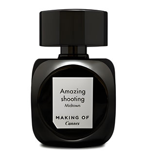 Amazing Shooting by Making of Cannes perfume bottle