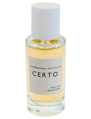 Certo by Clandestine Laboratories perfume bottle