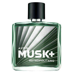 Musk Metropolitano for Him by Avon perfume bottle