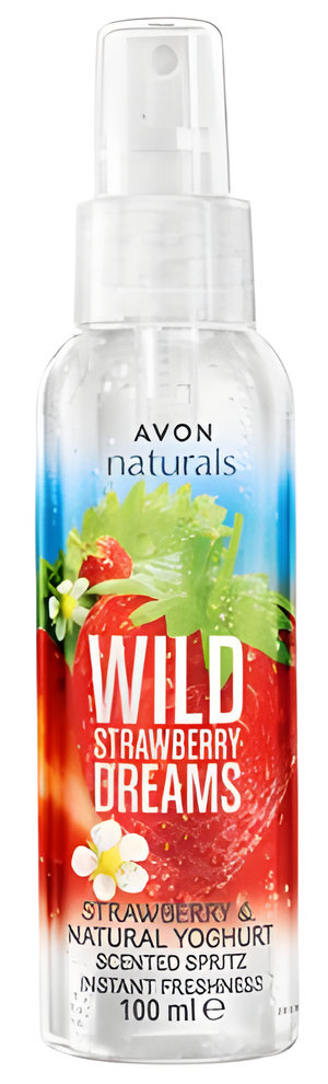 Naturals Wild Strawberry Dreams by Avon perfume bottle