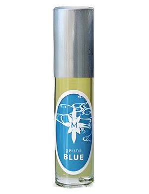 Geisha Blue Roll-on Perfume Oil by Aroma M perfume bottle