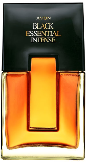 Black Essential Intense by Avon perfume bottle