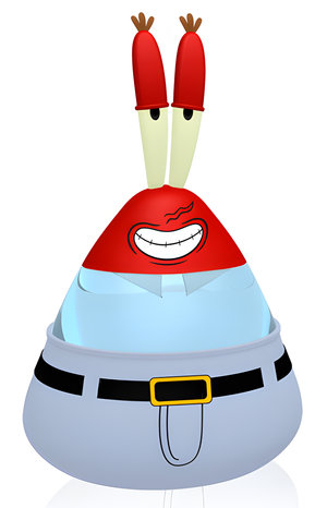 Mr. Krabs by SpongeBob Squarepants perfume bottle