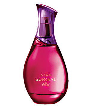 Surreal Sky by Avon perfume bottle