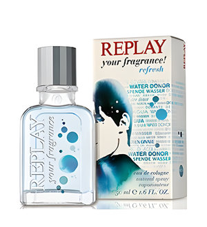 Replay Your Fragrance! Refresh for Him by Replay perfume bottle