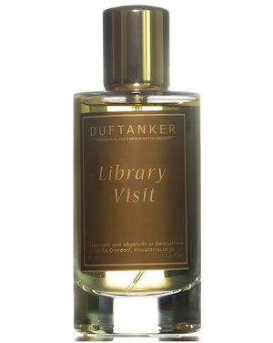 Library Visit by MGO Duftanker perfume bottle