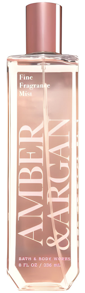 Amber & Argan by Bath & Body Works perfume bottle