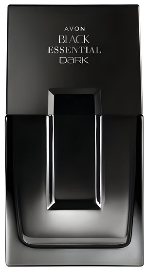 Black Essential Dark by Avon perfume bottle