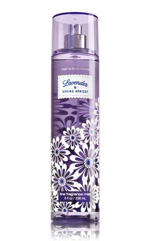 Lavender & Spring Apricot by Bath & Body Works perfume bottle