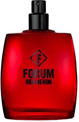 Forum Red Denim by Tufi Duek perfume bottle