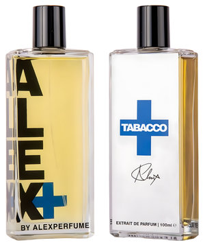 Tabacco+ by Alex+ perfume bottle