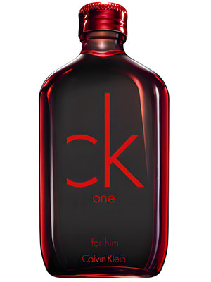 CK One Red Edition for Him by Calvin Klein perfume bottle