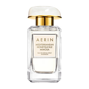 Mediterranean Honeysuckle Mimosa by Aerin perfume bottle