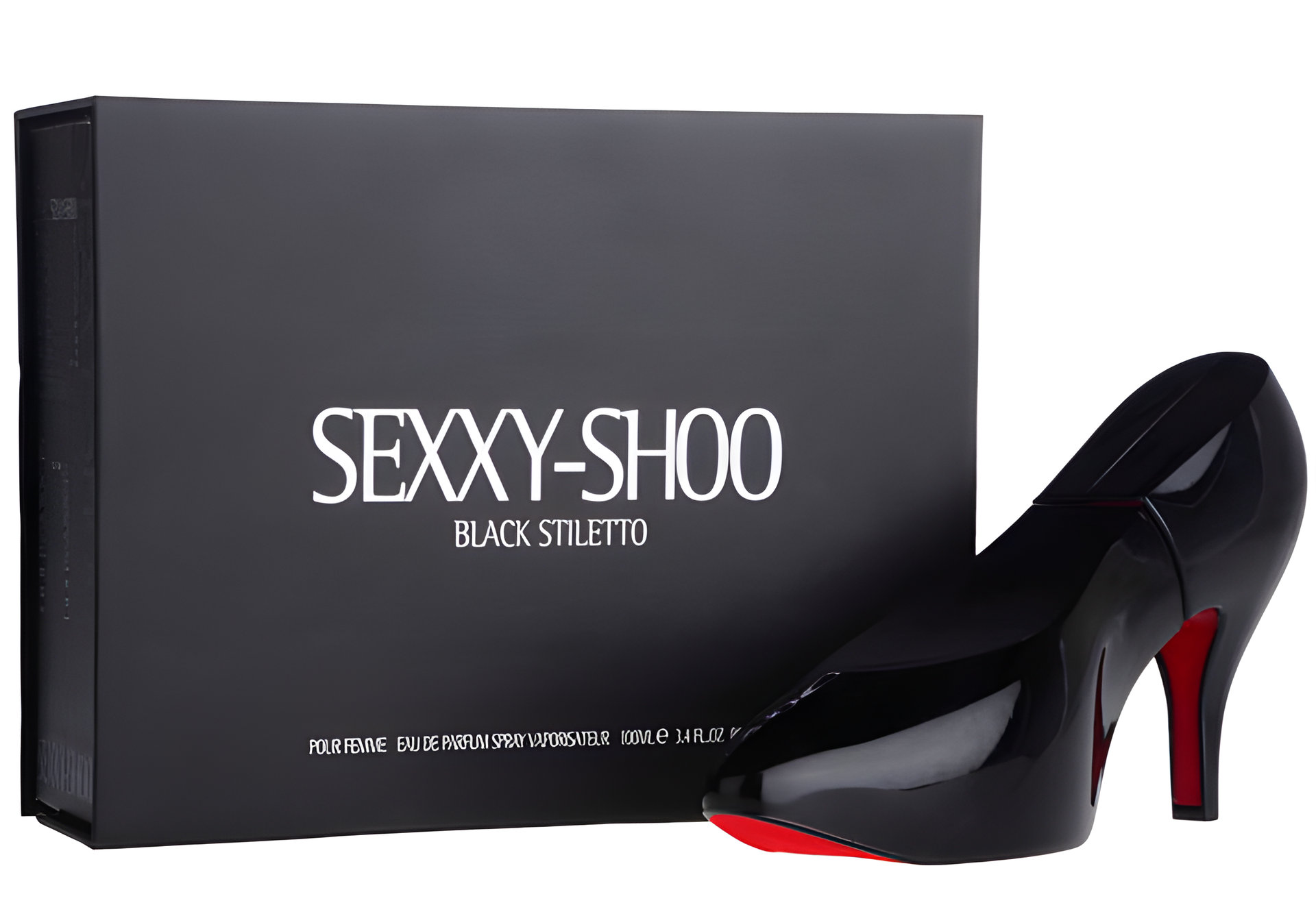 Sexxy Shoo Black Stiletto by Laurelle London perfume bottle