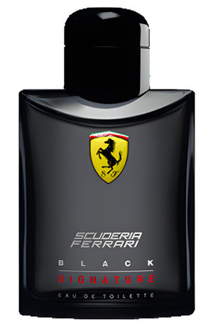 Scuderia Ferrari Black Signature by Ferrari perfume bottle
