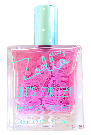 Let's Spritz by Zoella Beauty perfume bottle