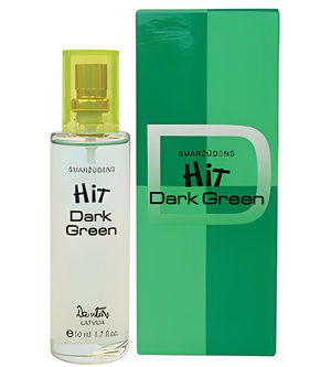 Hit Dark Green by Dzintars perfume bottle