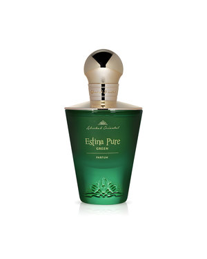 ESTINA PURE GREEN by Alrehab Oriental perfume bottle
