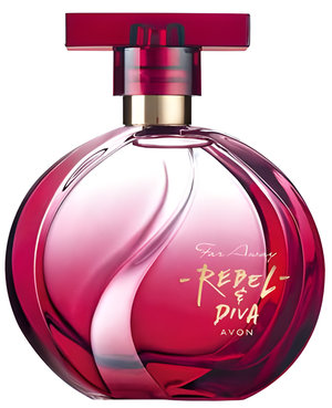 Far Away Rebel & Diva by Avon perfume bottle