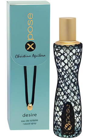 X Pose Desire by Christina Aguilera perfume bottle