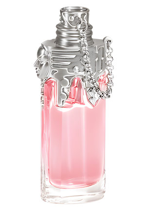 The Taste of Fragrance Womanity by Mugler perfume bottle