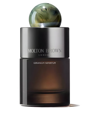 Geranium Nefertum Eau de Parfum by Molton Brown perfume bottle