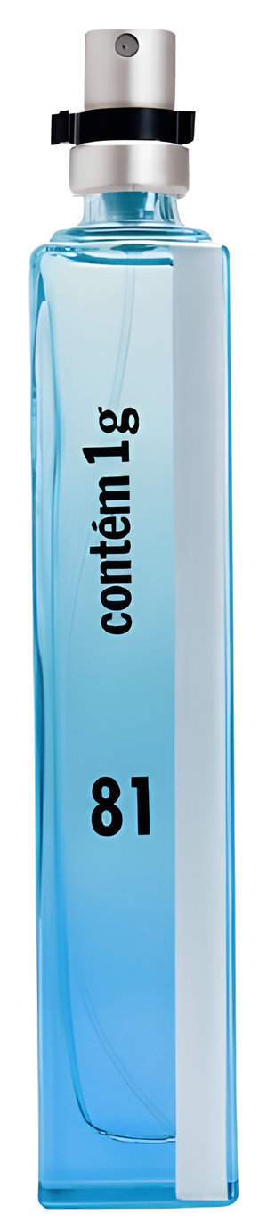 81 by Contém 1g perfume bottle