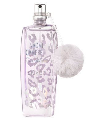 Cat Deluxe Silver by Naomi Campbell perfume bottle