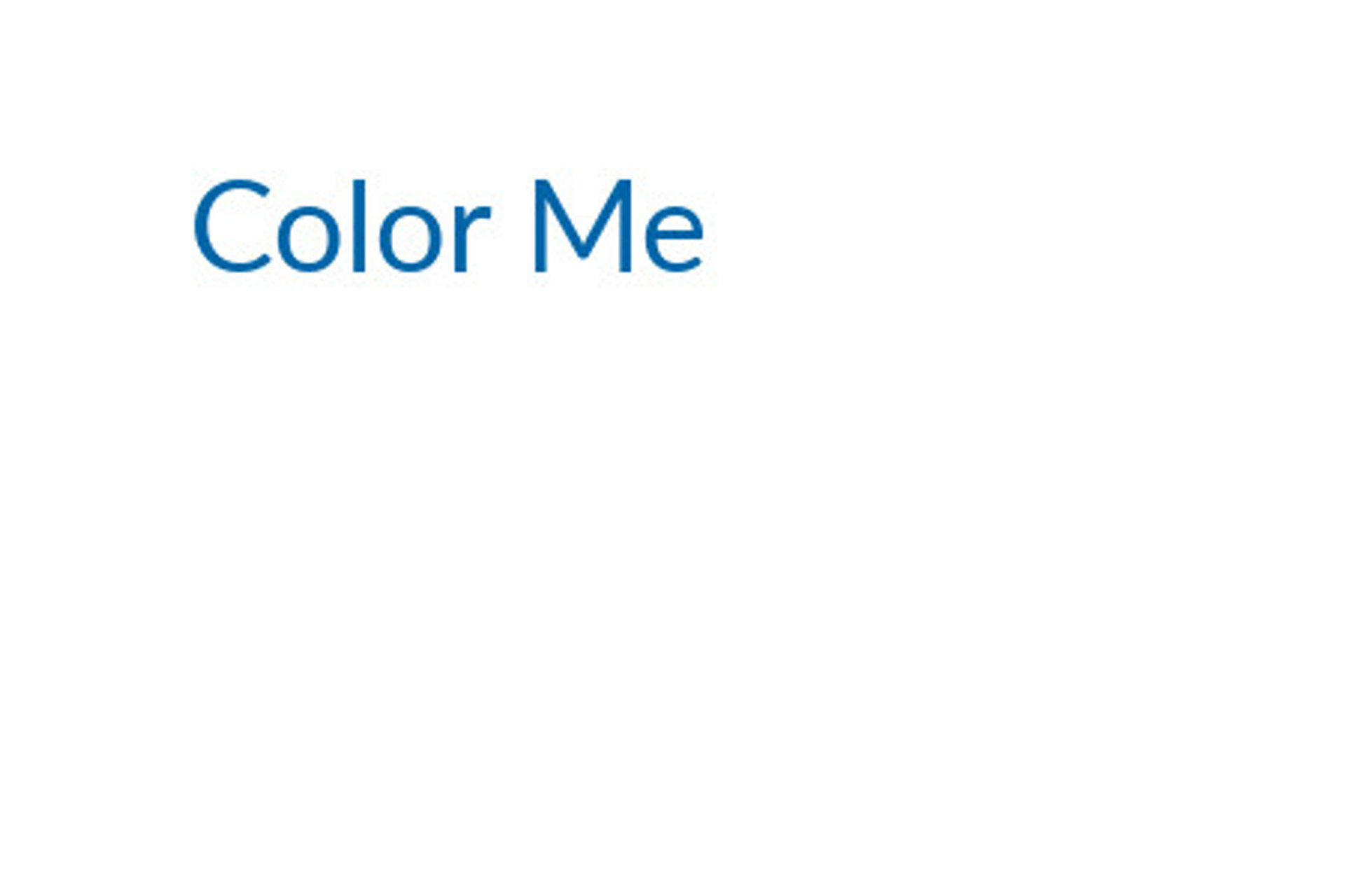 Picture of Color Me brand