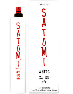 Satomi White by Parfums Genty perfume bottle