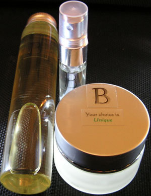 Unique by B Fragrances perfume bottle