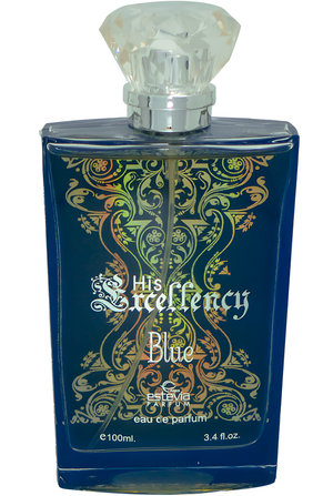 His Excellency Blue by Estevia Parfum perfume bottle