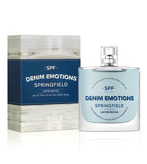 SPF Denim Emotions by Springfield perfume bottle
