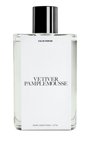 Vetiver Pamplemousse by Zara perfume bottle