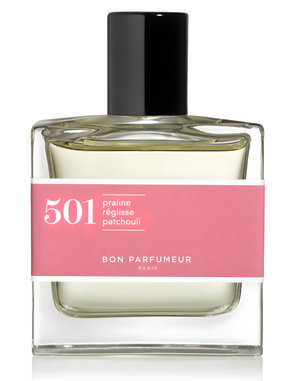 501 Praline, Licorice, Patchouli by Bon Parfumeur perfume bottle