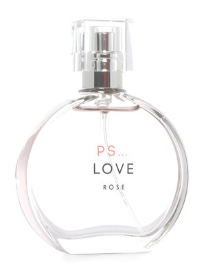 P.S... Love Rose by Primark perfume bottle