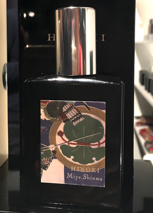 Kimono Collection Hinoki by Miya Shinma perfume bottle