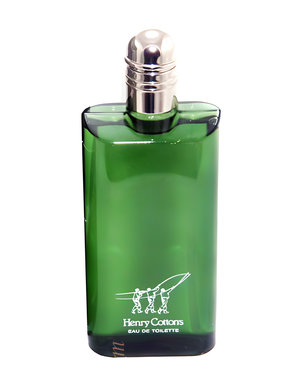 In Green by Henry Cotton's perfume bottle