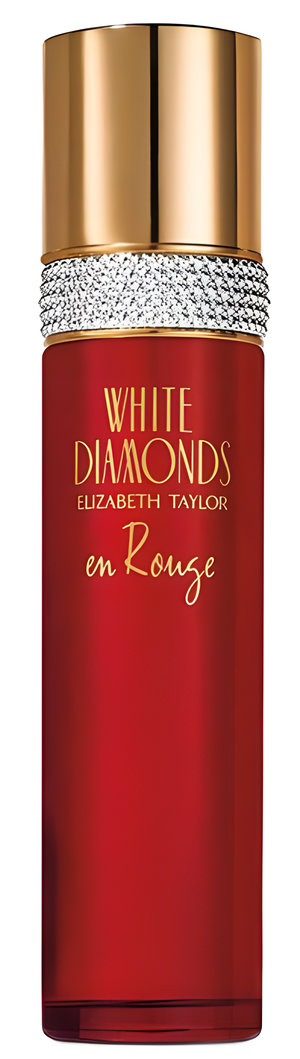 White Diamonds en Rouge by Elizabeth Taylor perfume bottle