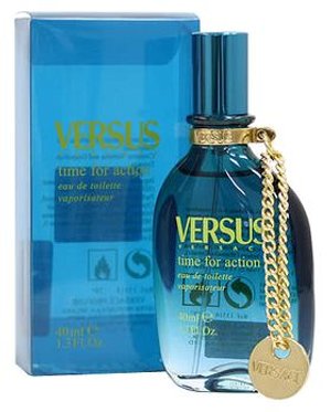 Versus Time for Action by Versace perfume bottle