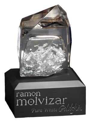 Pure White Goldskin by Ramon Molvizar perfume bottle