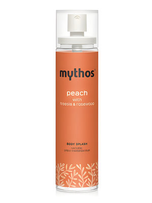 Peach With Freesia & Rosewood by Mythos perfume bottle