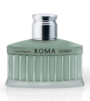 Roma Uomo Eau de Toilette Cedro by Laura Biagiotti perfume bottle