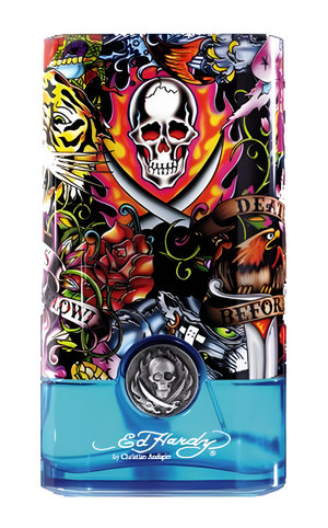 Ed Hardy Hearts & Daggers for Him by Christian Audigier perfume bottle