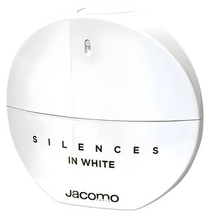Silences in White by Jacomo perfume bottle