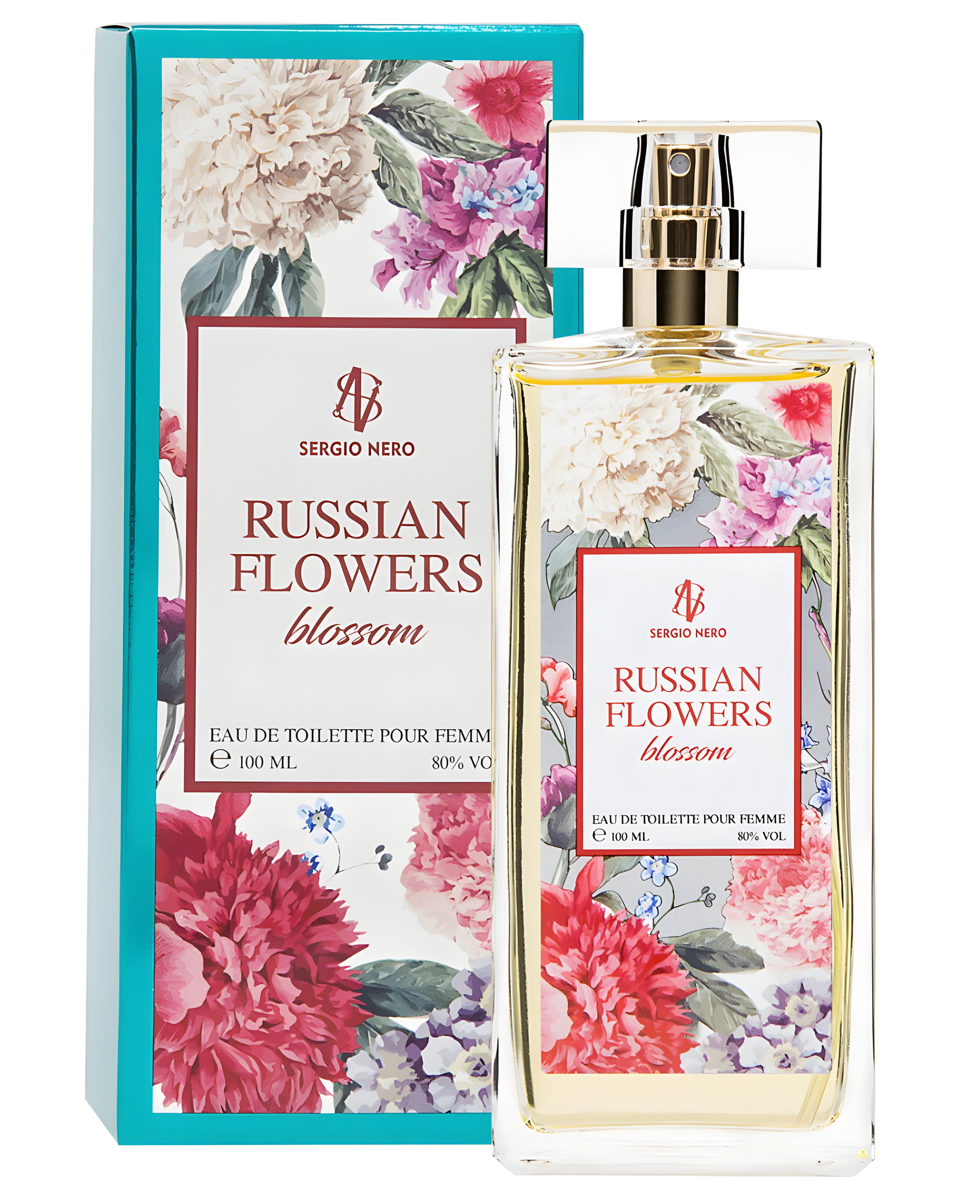 Russian Flowers Blossom by Sergio Nero