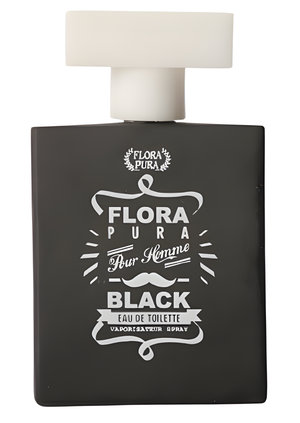 Black Pour Homme by Flora Pura perfume bottle